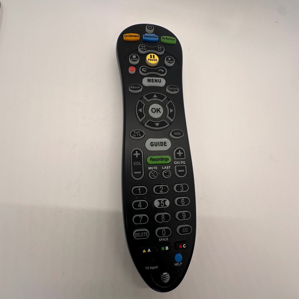 AT&T Uverse Universal Remote Control S30 S1B Black TV Input Cable‎ Box